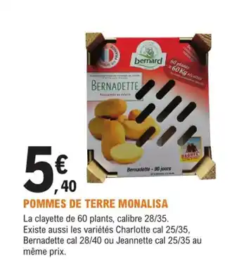 E.Leclerc Jardi Pommes de terre monalisa offre