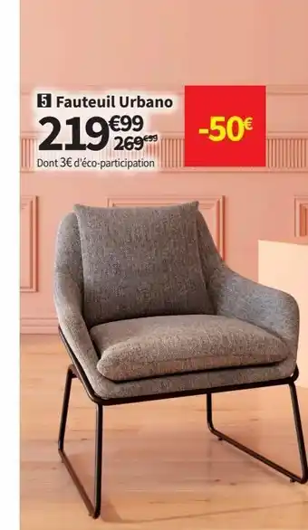 Conforama Fauteuil urbano offre