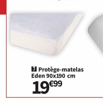 Conforama Protège matelas eden 90x190 cm offre