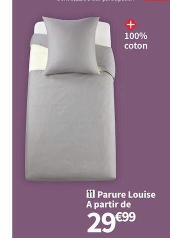Conforama Parure louise offre