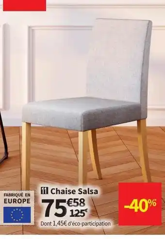 Conforama Chaise salsa offre
