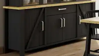 Conforama Buffet 4 portes 1 tiroir sequoia offre