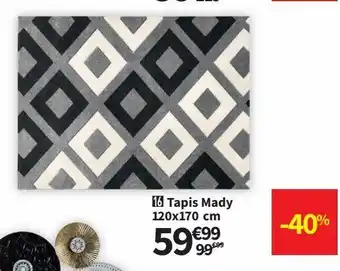Conforama Tapis mady 120x170 cm offre