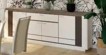 Conforama Buffet 4 portes 1 tiroir bellaria offre