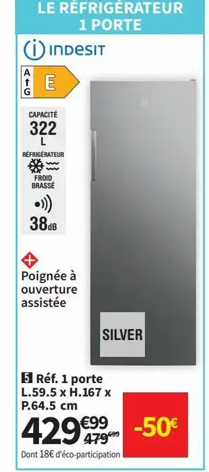 Conforama Refrigerateur 1 porte offre