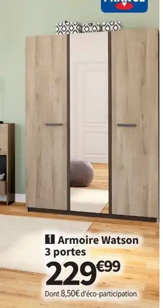 Conforama Armoire watson 3 portes offre