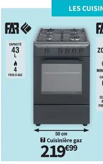 Conforama Cuisinière gaz offre