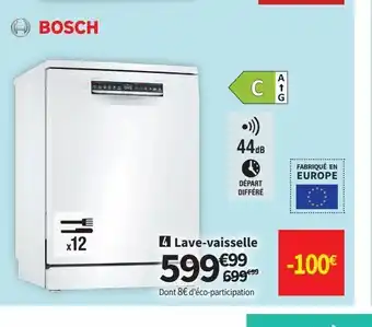 Conforama Lave-vaisselle bosch offre
