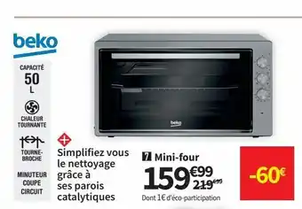 Conforama Mini-four offre