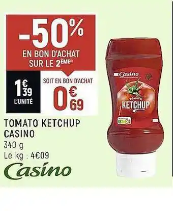 Spar Tomato ketchup casino offre