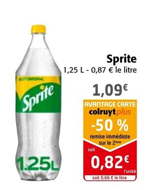 Colruyt Sprite offre