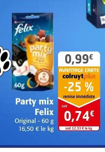 Colruyt Party Mix Felix offre