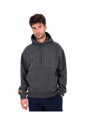 Gertrude & gaston - sweat homme antonin capuche logo anthracite