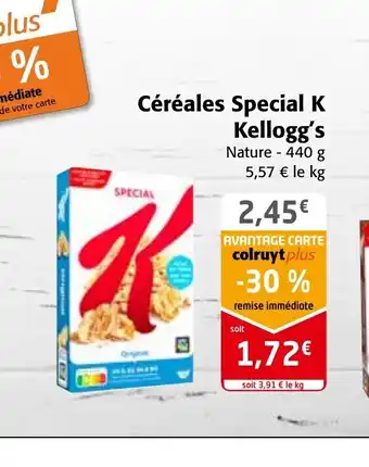 Colruyt Cereales Special K Kellogg's offre