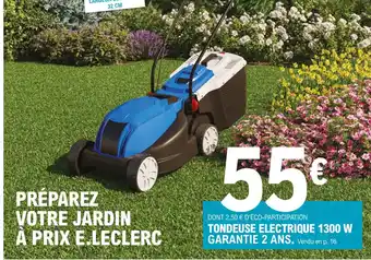 E.Leclerc Tondeuse Electrique 1300w offre