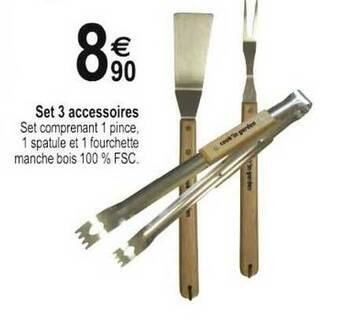 Tridôme Set 3 Accessoires offre