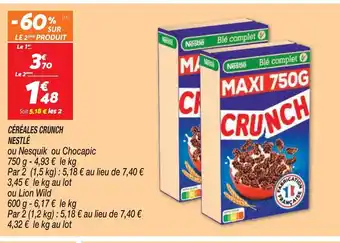 Netto Céréales Crunch Nestle offre