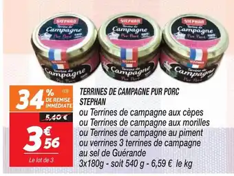 Netto Terrines de Campagne Pur poc Stephan offre