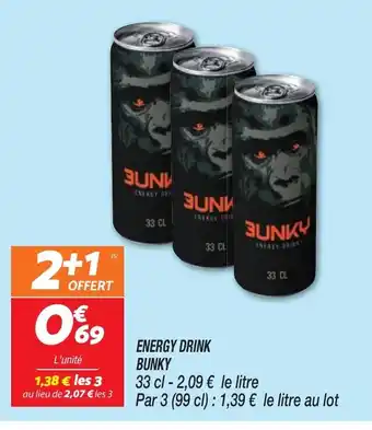 Netto Energy Drink Bunky offre
