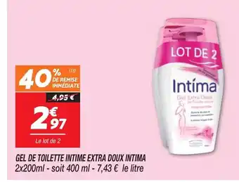 Gel de Toilette Intime Extra Doux Intima