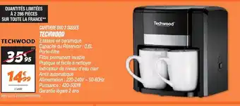 Netto Cafetière Duo 2 Tasses offre