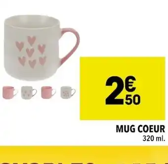 Supeco Mug Coeur offre