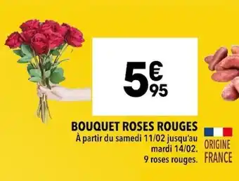 Supeco Bouquet Roses Rouges offre