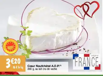 Migros Coeur Neuchâtel A.O.P offre