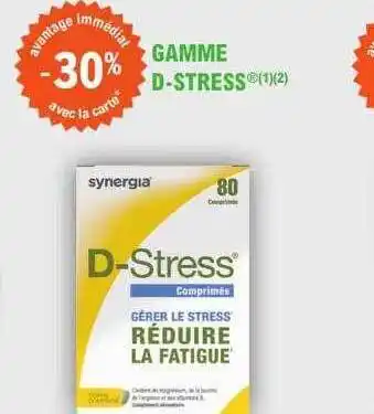 E.Leclerc Parapharmacie Gamme d-stress offre