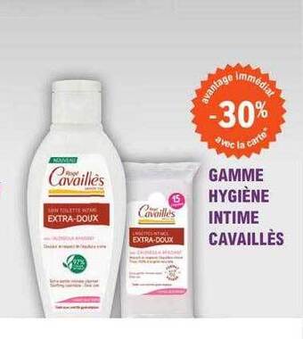 E.Leclerc Parapharmacie Gamme hygiène intime cavaillès offre