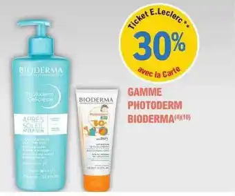 E.Leclerc Parapharmacie Gamme photoderm bioderma offre