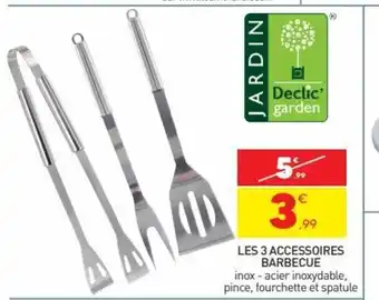 Stokomani Les 3 Accessoires Barbecue offre