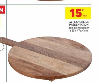 Stokomani La Planche de Presentation offre
