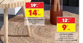 Stokomani Le Tapis Rond offre