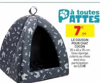 Stokomani Le Coussin Pour Chat Cocon offre