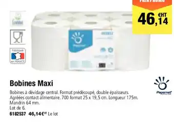 Plein ciel Bobines Maxi offre