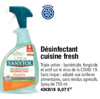 Dèsinfectant Cuisine Fresh