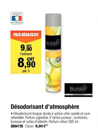 Plein ciel Dèsodorisant D'Atmosphère offre