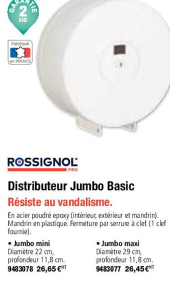 Plein ciel Distributeur Jumbo Basic offre