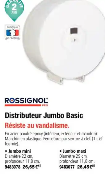 Plein ciel Distributeur Jumbo Basic offre