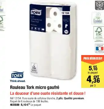 Rouleau Tork Micro Gaufrè