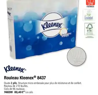 Plein ciel Rouleau Kleenex 8437 offre