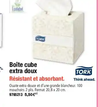 BoĂźte cube extra Doux