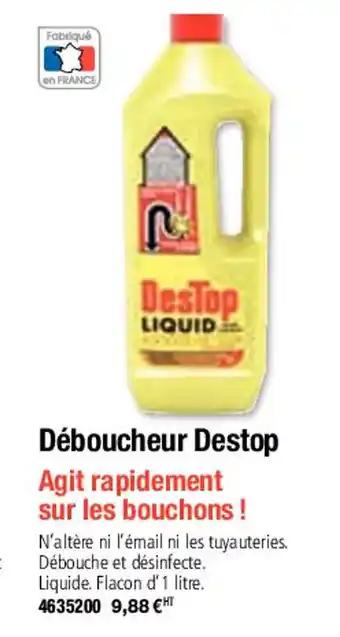 Dèboucheur Destop