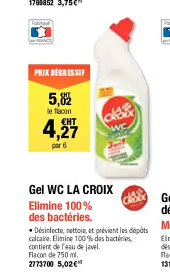Gel WC La Croix