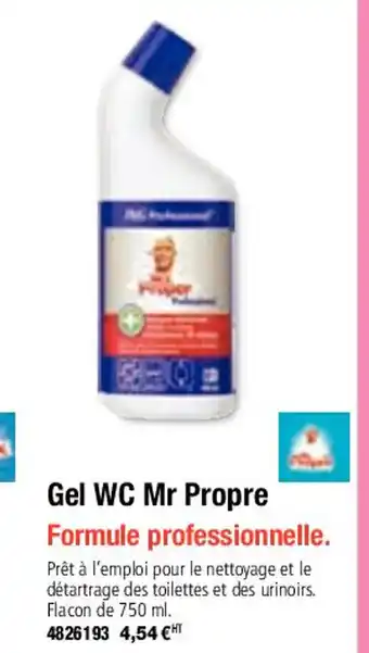 Plein ciel Gel WC Mr Propre offre