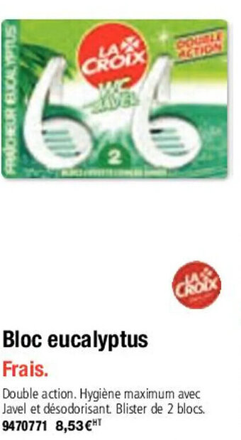 Plein ciel Bloc Eucalyptus offre