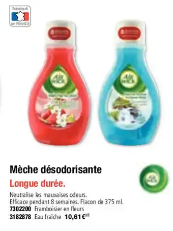 Mèche Dèsodorisante