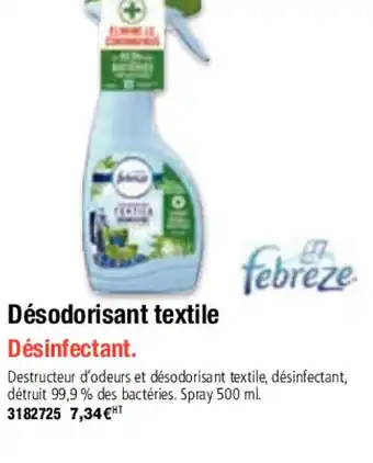 DĂšsodorisant Textile