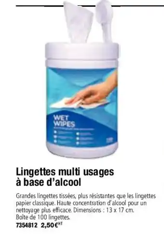 Lingettes Multi Usages À D'alcool